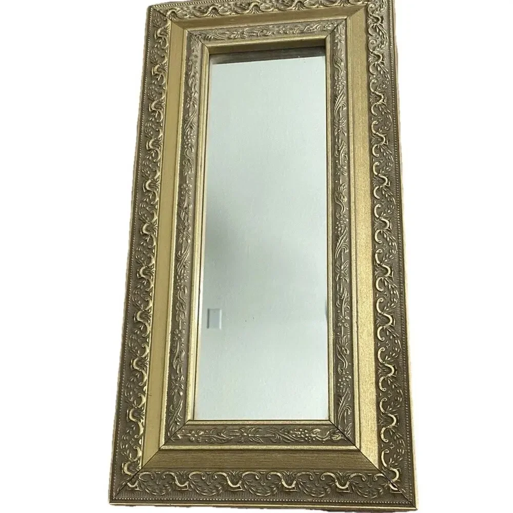 Gold Florentine Wall Mirror Ornate Vintage Accent 9x11 Hollywood Regency Pier 1